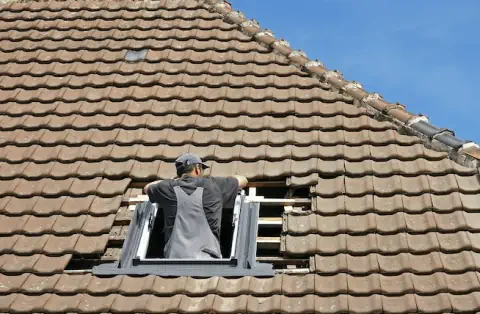 Pose de velux - Yvias